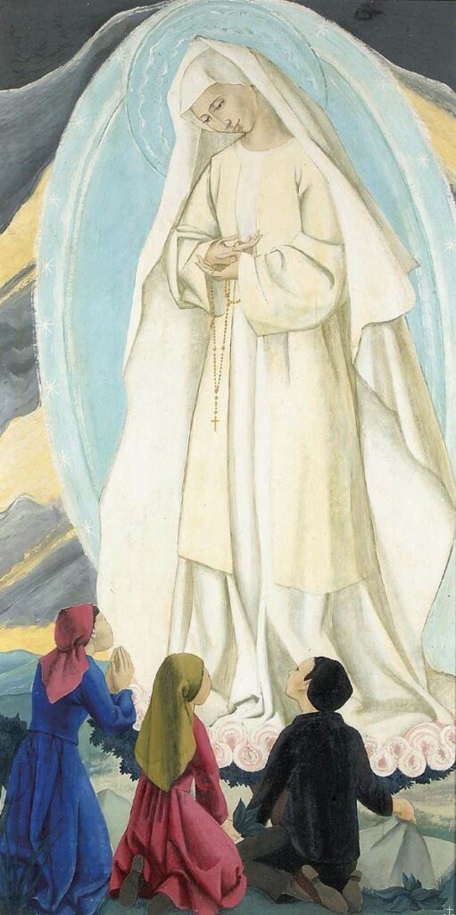 Our Lady of Fatima by Sr Mary of the Compassion (1)